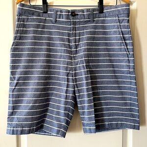 Tommy Hilfiger blue/white striped Casual Shorts Men’s Size 33